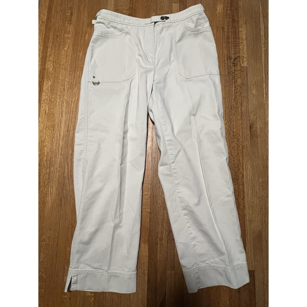 Lauren Ralph Lauren Women 8 Light Khaki Hook Zip Casual Business‎ Dress Pants